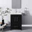 Ensemble de meuble-lavabo simple 24 po Sallisaw-718216126