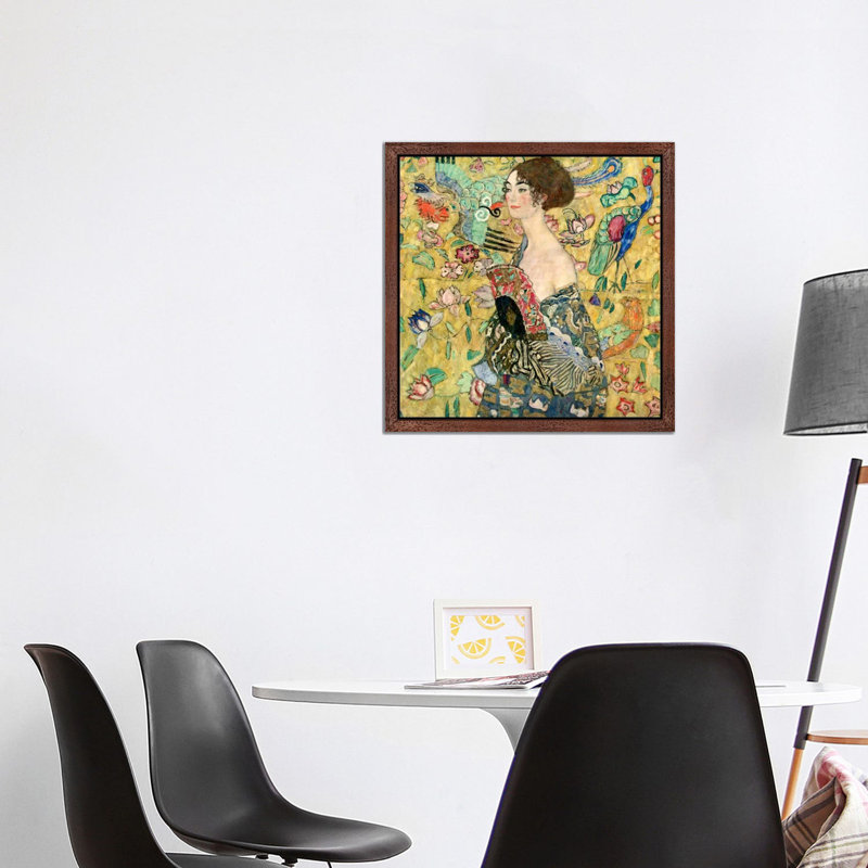 Print on Canvas, 66.04cm H x 66.04cm W x 3.81cm D, Brown Floater Framed