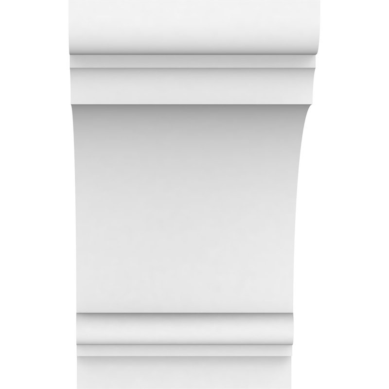 Support Standard Hughes Architectural Grade PVC, H 5 po x l 3 po x p 5 po
