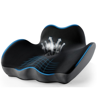 Premium Memory Foam Seat Cushion 2024 Upgraded XLarge Seat Cushion For Office ChairsRelief Of SciaticaHipTailbone Pain When Sitting In Office Or Premium Memory Foam Seat Cushion 2024 Upgraded XLarge Seat Cushion For Office ChairsRelief Of SciaticaHipTailbone Pain When Sitting In Office Or