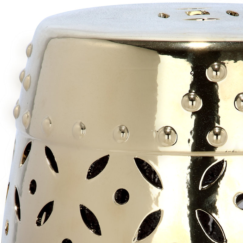 Tabouret de jardin Ameley, Or