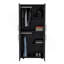 Armoire Moscow, chambre à coucher, noir-1106752848