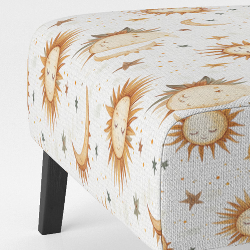 Fauteuil de chambre Starburst, Pantoufle sans accoudoirs
