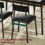 Ensemble de table de salle à manger pour 4 personnes avec chaises rembourrées en polyuréthane pour salle à manger et appartement-129411864-129411861