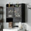 Armoire murale de salle de bain Pelaga Natalie avec 2 portes, au-dessus de la toilette