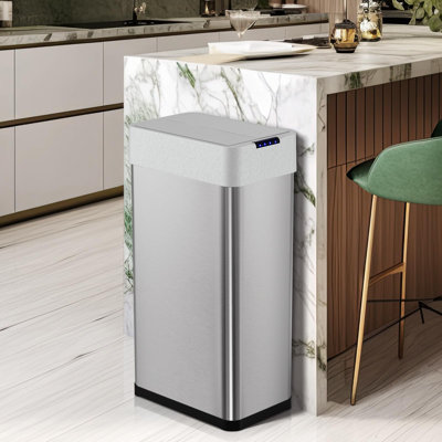 Stainless Steel Motion Sensor Trash Can