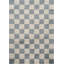 Chester Living Room Shaggy Area Rug Modern - Contemporary Checkered Design 30Mm Plush Pile Jute Backing Soft Woven Carpet -Hallway Indoor Rug, Duck Egg Blue-582015974
