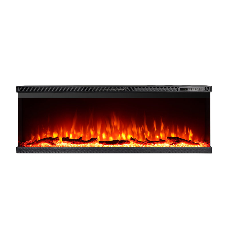 Foyer électrique 40 po à 3 côtés à double alimentation Maxhonor, 60"