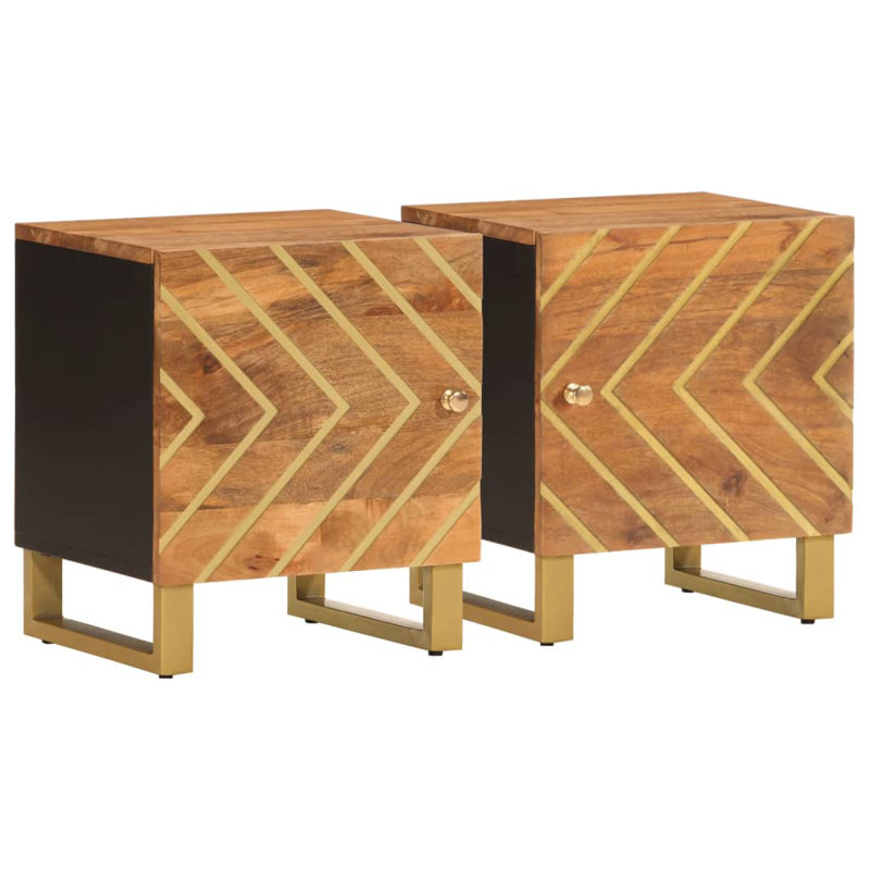 Solid Wood Bedside Table