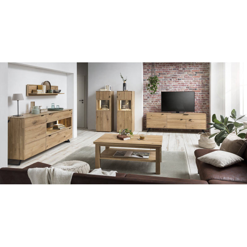 Skyline Oak Solid Wood Floating Shelf
