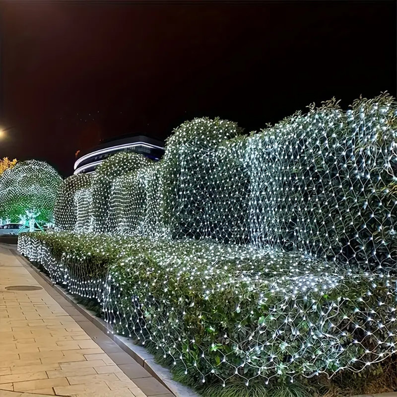 300cm LED Solar Powered 192 - Bulb Cord String Light