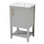 Meuble-lavabo simple avec plateau Sundai 20
