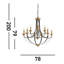 Limeuil 9 - Light Candle Style Chandelier