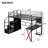 Metal Loft Bed With Built-in Desk, Storage Staircase And Led-944210071