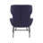 Cathalina Fabric Wingback Accent Chair with Ottoman-283539024
