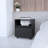 Elegant Black Nightstand With 1 Drawer And Mobility Option For Bedroom 1 In Practical-1504967898