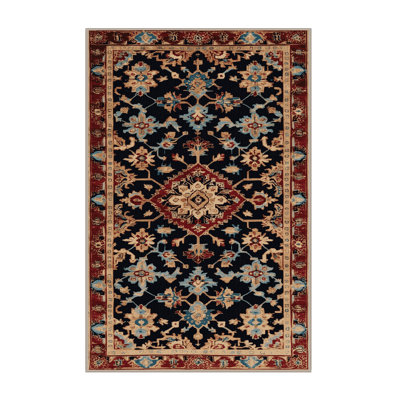 Machine Washable Turkish Beige Area Rug