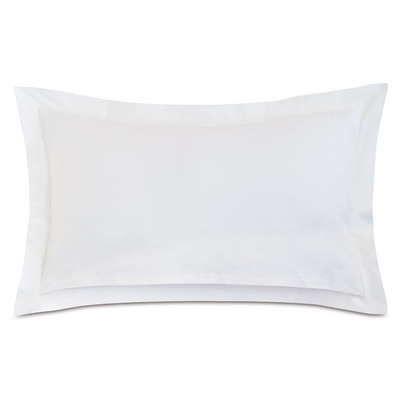Gianna 100% Cotton Pillow Sham, White, King