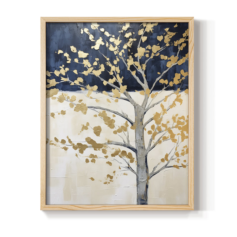 «LANDSCAPES Series CXC», reproduction encadrée - bois massif, H 15 po x l 12 po