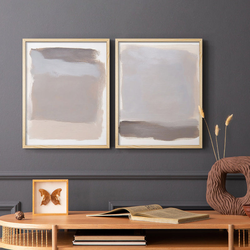 Série ABSTRACT DCCXVII - Reproduction encadrée de qualité supérieure - prête à être accrochée - aucun clou requis - aucun clou requis