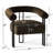 Kristinn 30" Wide Upholstered Velvet Modern 3-Legs Accent Chair-1603974192