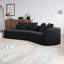Canapé modulaire rembourré, canapé-lit incurvé extra large et large à 4 places de 112 po en chenille avec 4 coussins décoratifs, canapé-lit combiné gratuit pour le salon, la chambre à coucher-31450128