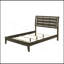 Grand lit-bateau gris