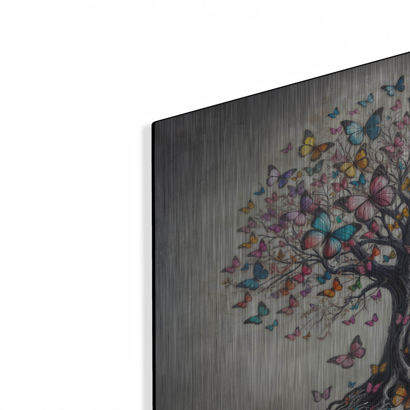  «Arbre de vol» par Rey Klimt, art mural en métal