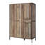 Newport Beach 4 Door Manufactured Wood Wardrobe