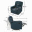 Fauteuil inclinable oscillant avec pivot-63897434