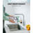 44LB/Day Countertop Nugget Ice Maker - Self-Cleaning, 10-15 Min Fast Ice, LED Display for Home/Office/Bar