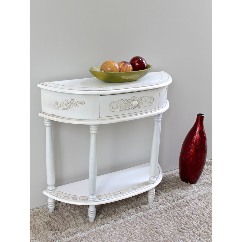 Benevides 33'' Solid Wood Console Table