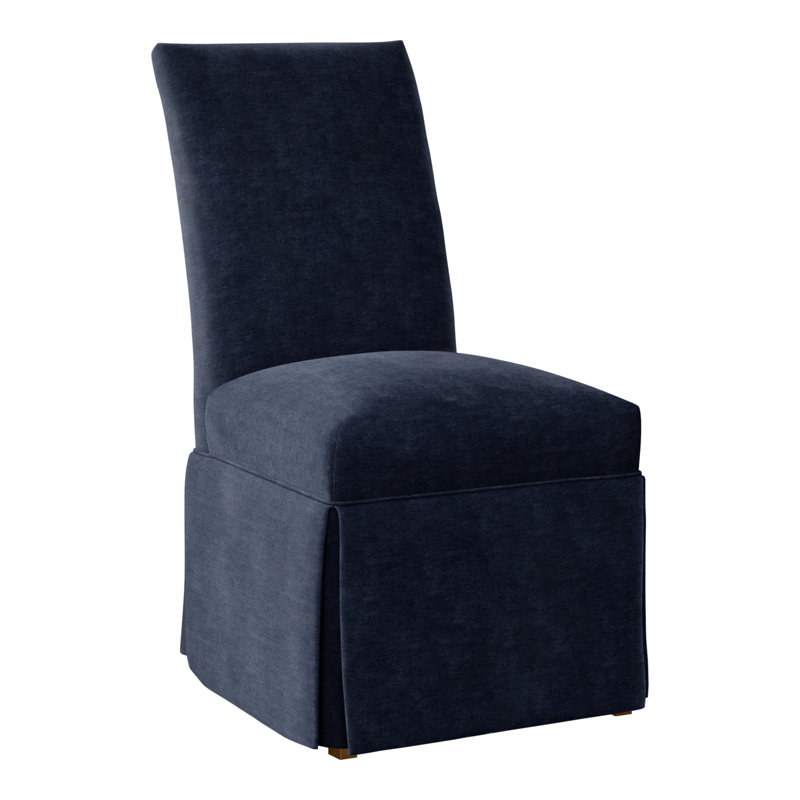 Butler Skirted Side Chair, Nadia Eclipse