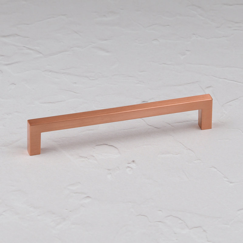 Satin Copper Square D-Bar Handles , 160mm