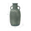 Vase vert en terre cuite