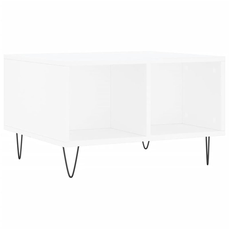 Caihe Coffee Table with Storage, White