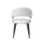 Chaise d'appoint moderne en similicuir et métal-1385961874