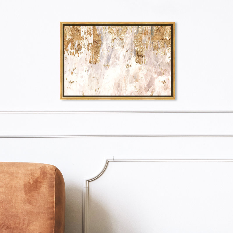 Lumière d’étoile-impression d’art graphique sur toile, H 16 po x l 24 po, Or