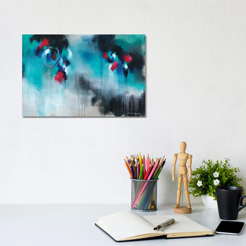 Gentle Whispers by Brenda Mangalore - Floater Frame Print on Canvas, 20.32 cm H x 30.48 cm W, Wrapped Canvas