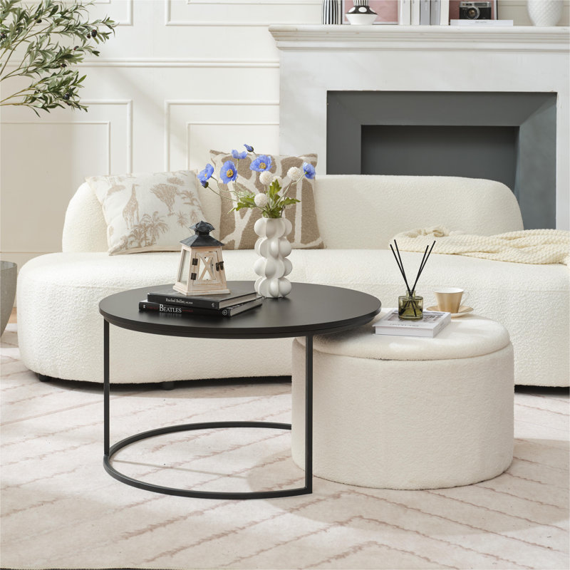 Table basse gigogne avec rangement