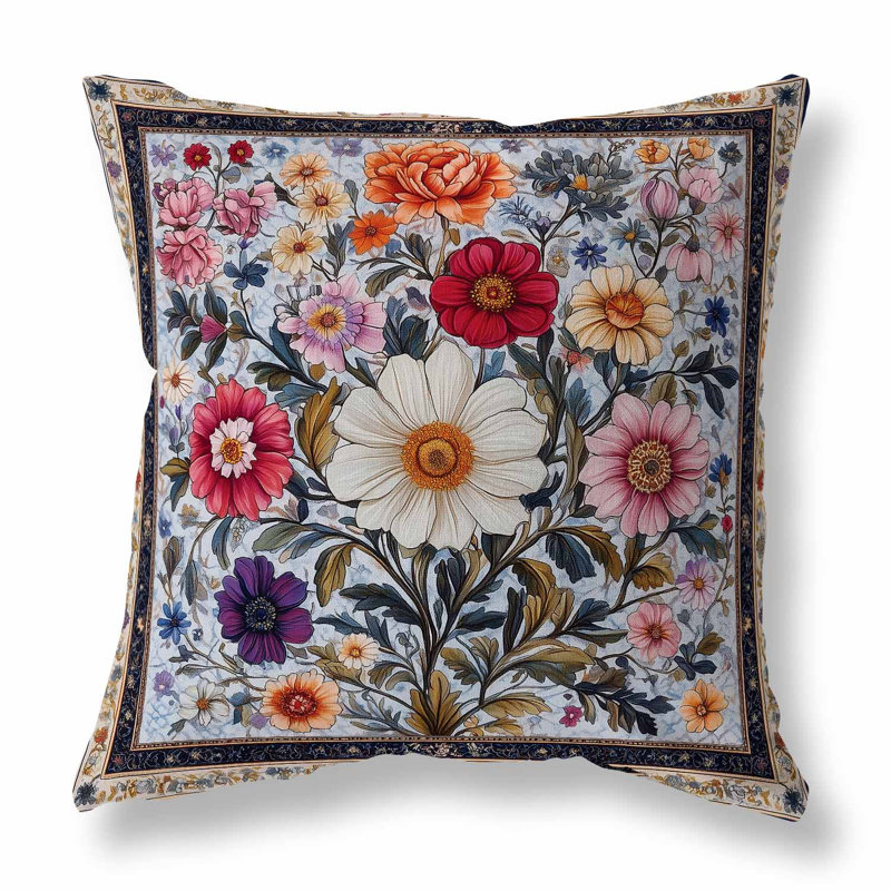 Bloom Burst Indoor/Outdoor Pillow, Square 16"