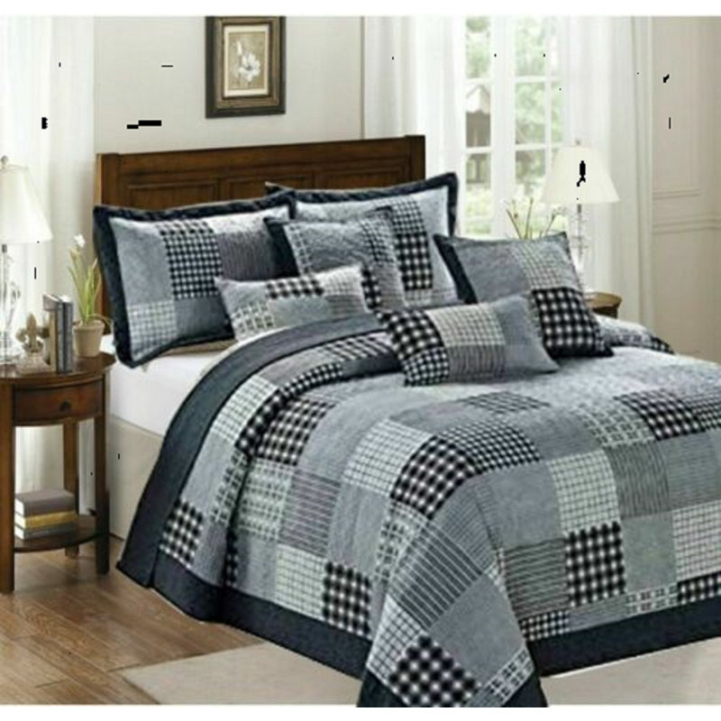 Coyville August Grove Bedspread Set with a pillow, W255 x L275cm