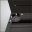 Armoire de rangement en métal durable sans serrure avec 2 portes et 2 tablettes réglables, idéale pour les espaces organisés