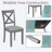 Kitchen Dining Chairs with Padded Seat,Side Chair for Dining Room-1150583868
