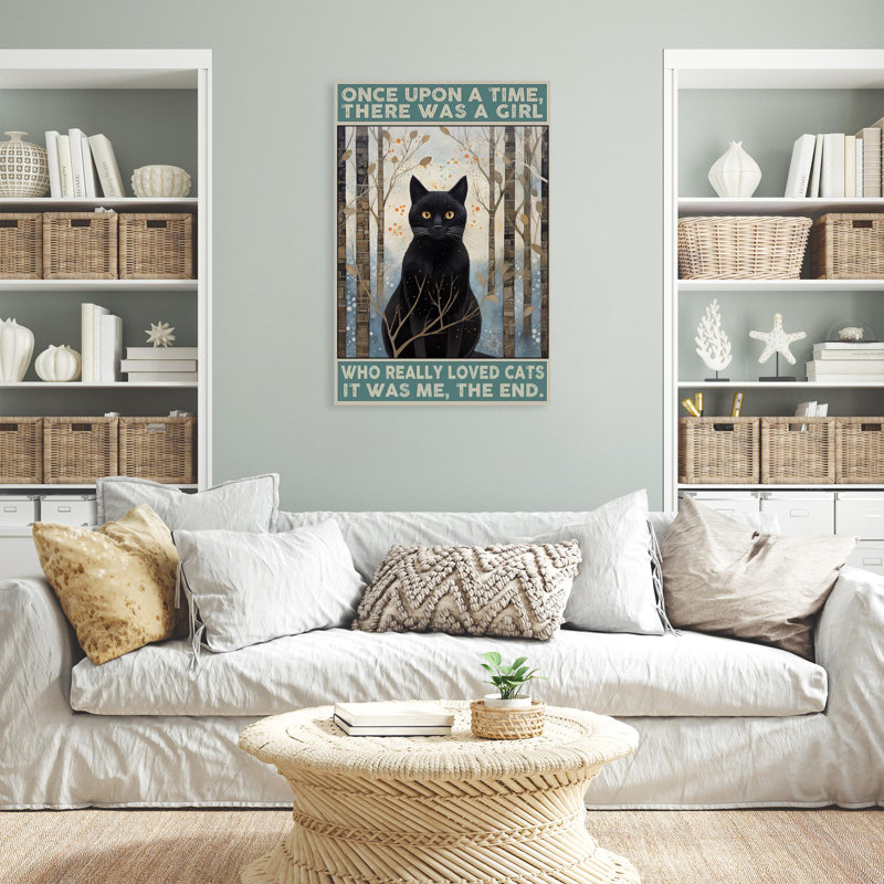 " Who Really Loved Cats 2 ", 36" H x 24" W x 1.25" D