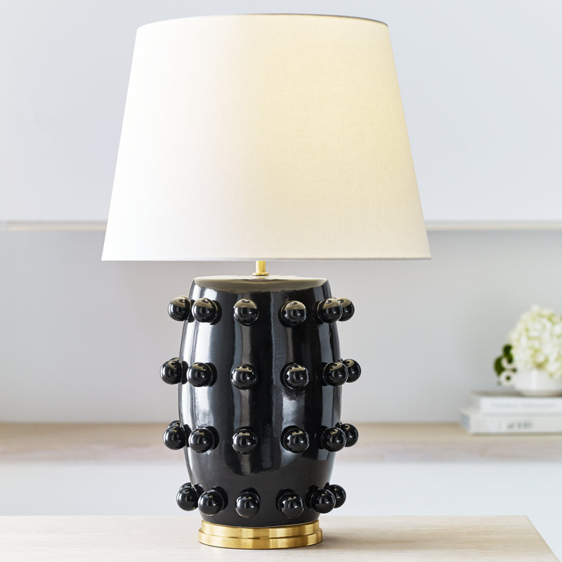 Kelly Wearstler Linden Table Lamp, Black