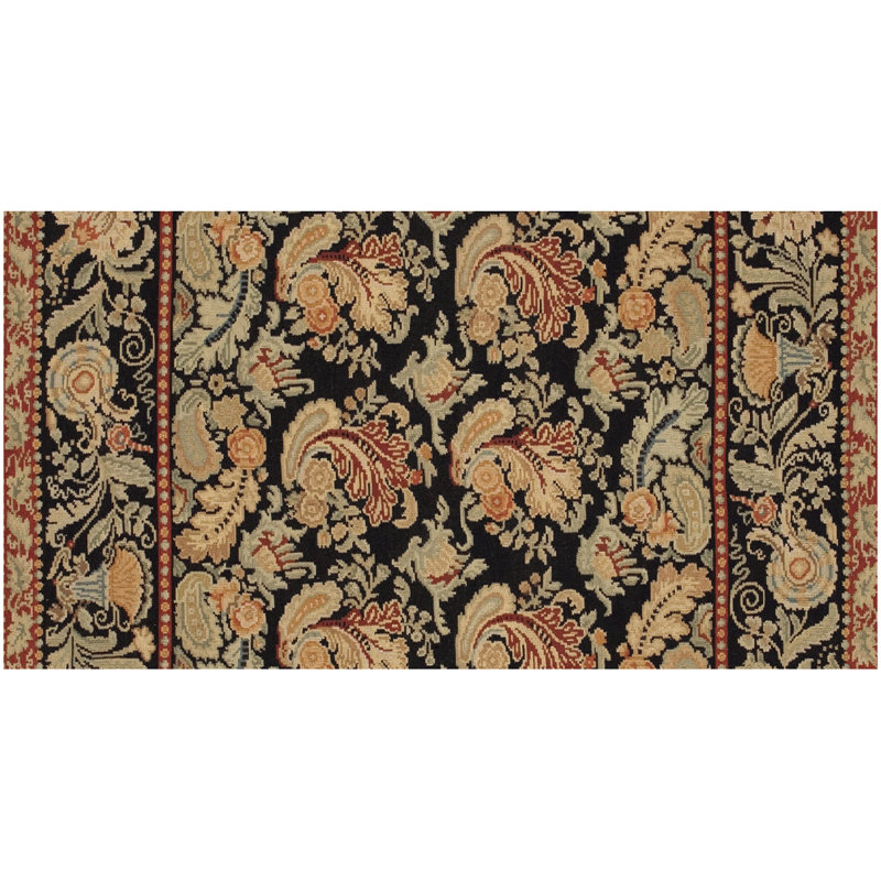 Wool Oriental Area Rug, Rectangle 4' x 6'
