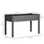 Lit de jardin surélevé avec pieds Outsunny, 48 po x 22 po x 30 po, jardinière en bois surélevée, drainant avec doublure de lit pour les légumes, les herbes et les fleurs, patio, utilisation de balcon, gris foncé