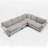 109.5" Modular Sectional Sofa , Rivets Decorated & Rolled Armrest,L Shaped Couch For Living Room, Corner Couch, Chenille,6 Seater,7 Back Cushion (Sectional)-1749275277