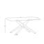 Table basse de 39,37 po rectangulaire en verre trempé transparent, design élégant avec pieds en métal noir, table basse de salon-134895215